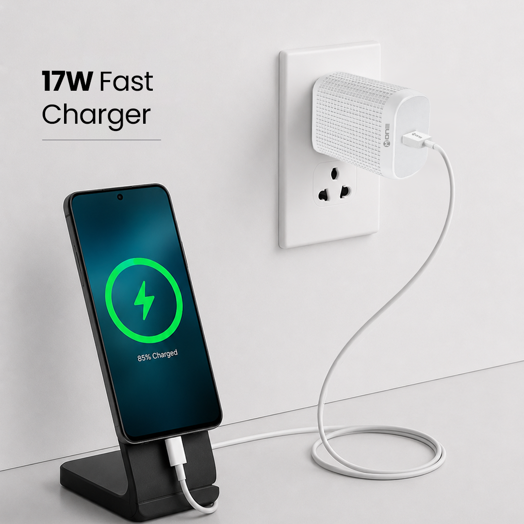 M ONE TRU-CHARGE 17 17W Fast Charger with Free Type-C Cable