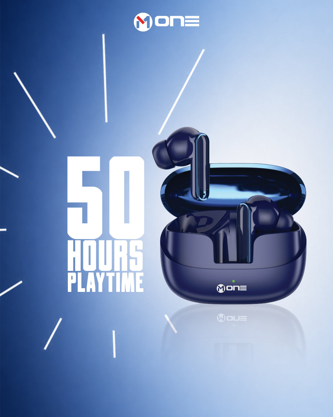 M ONE SKY-001 TWS Wireless Earbuds Blue