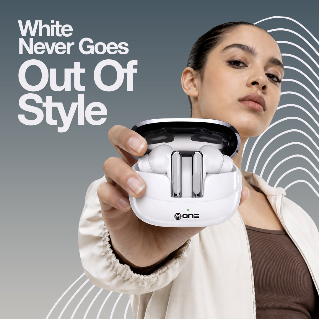 M ONE SKY-001 TWS Wireless Earbuds White