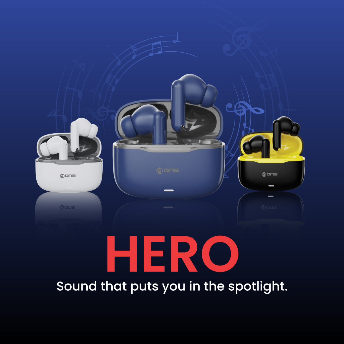 M ONE HERO 111 True Wireless Earbuds