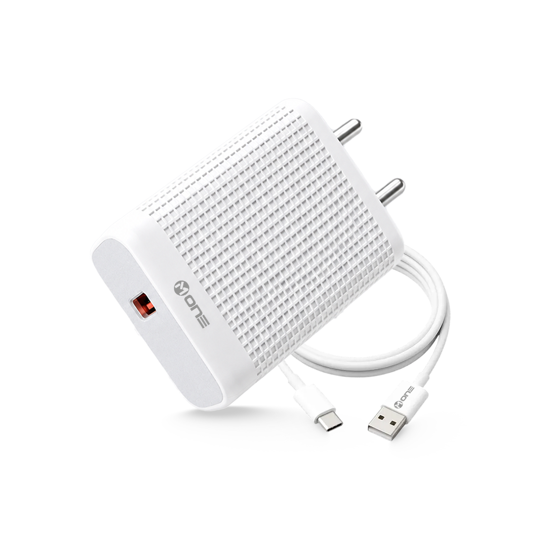 M ONE TRU-CHARGE 17 17W Fast Charger with Free Type-C Cable